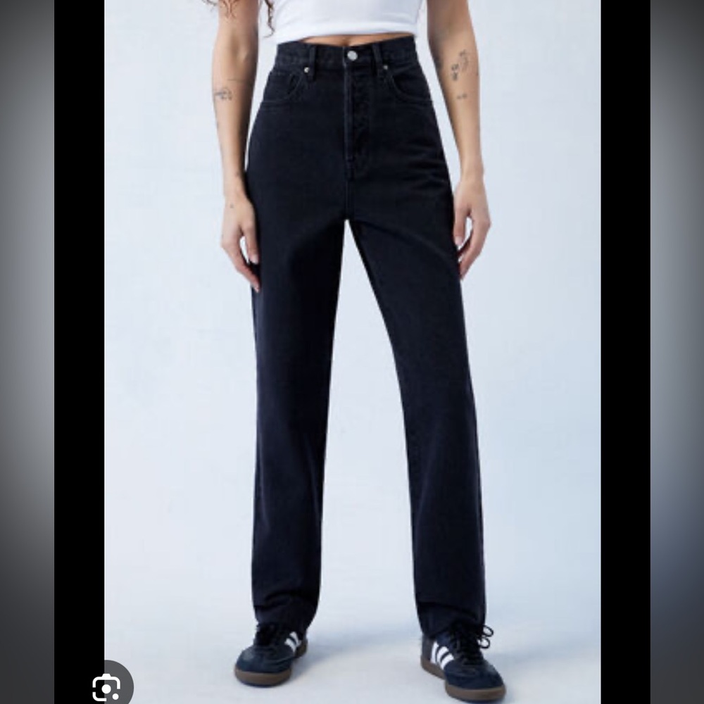 PacSun Black Straight Leg Jeans for Women